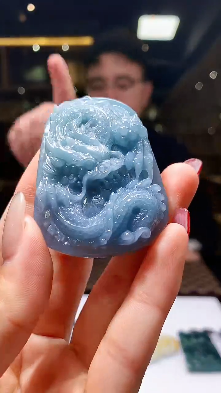 【闪购商品】定制翡翠未镶嵌1004hm-毛货挂件13