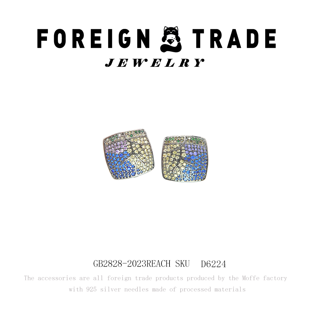 TLIT 铜合金耳饰 X设计师款耳钉D6224