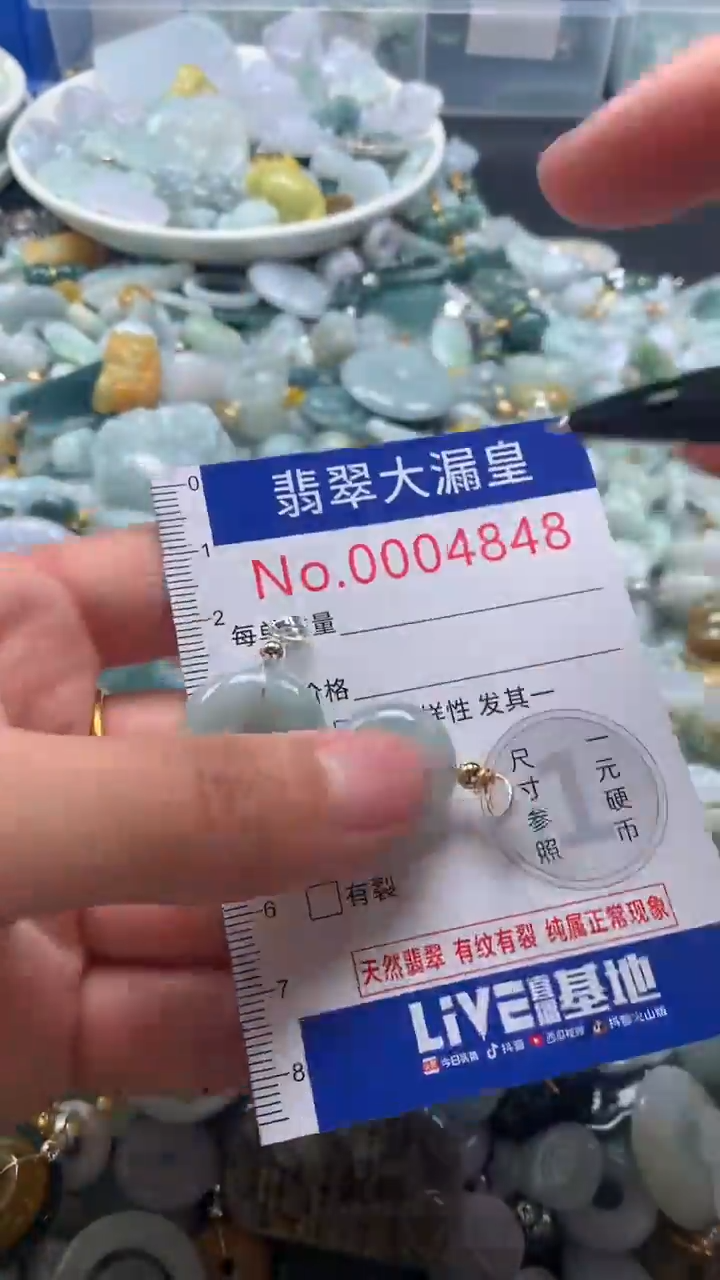 【闪购商品】翡翠吊坠(不含链)未镶嵌4848