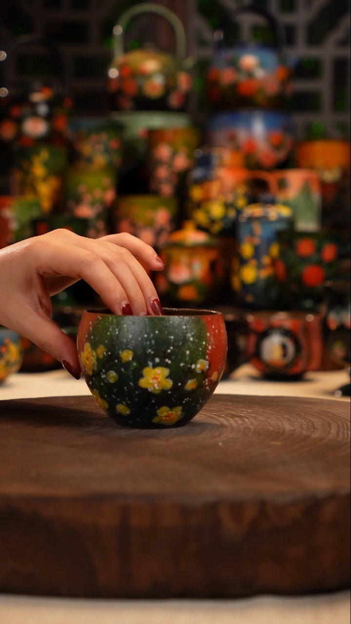 油画   釉下彩   杯子
