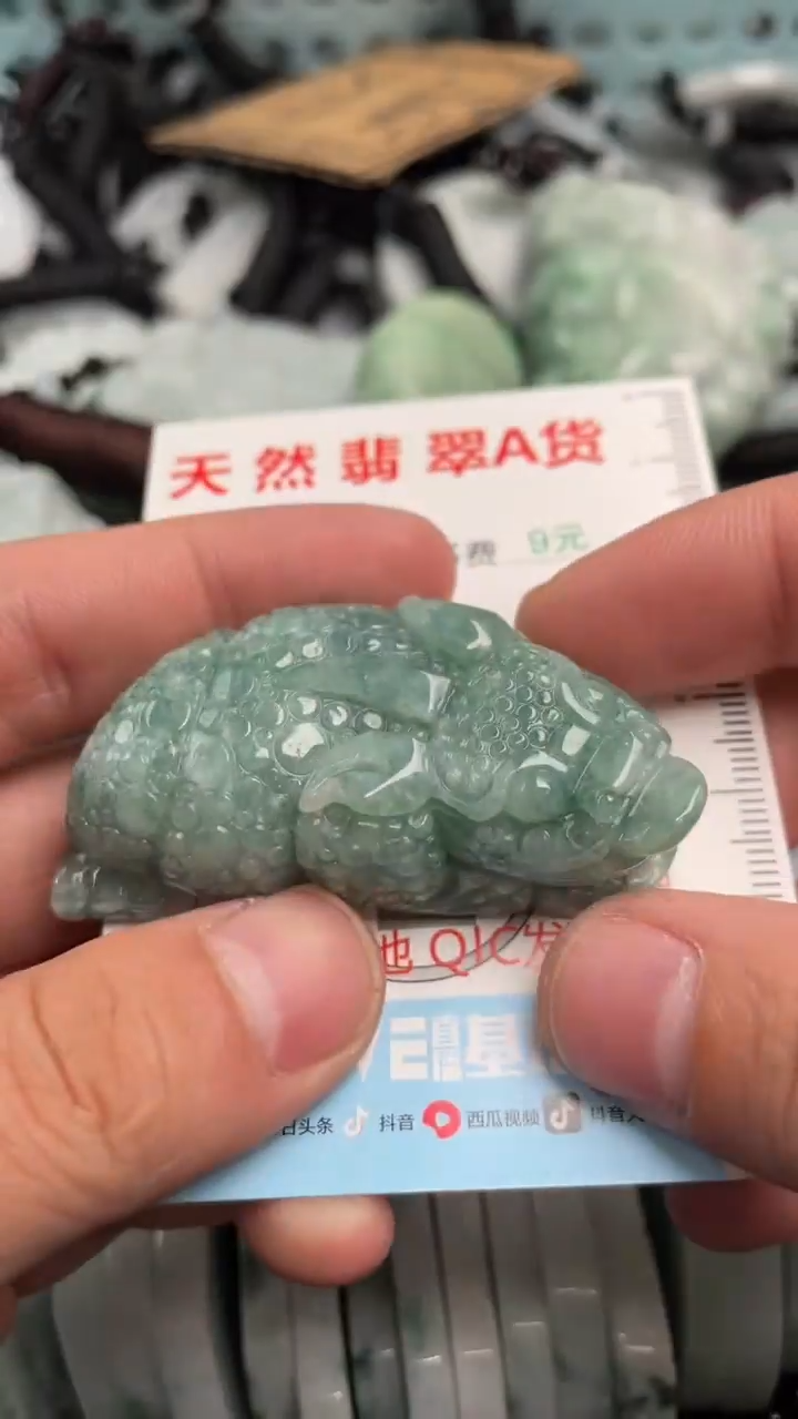 翡翠未镶嵌吊坠(不含链)1