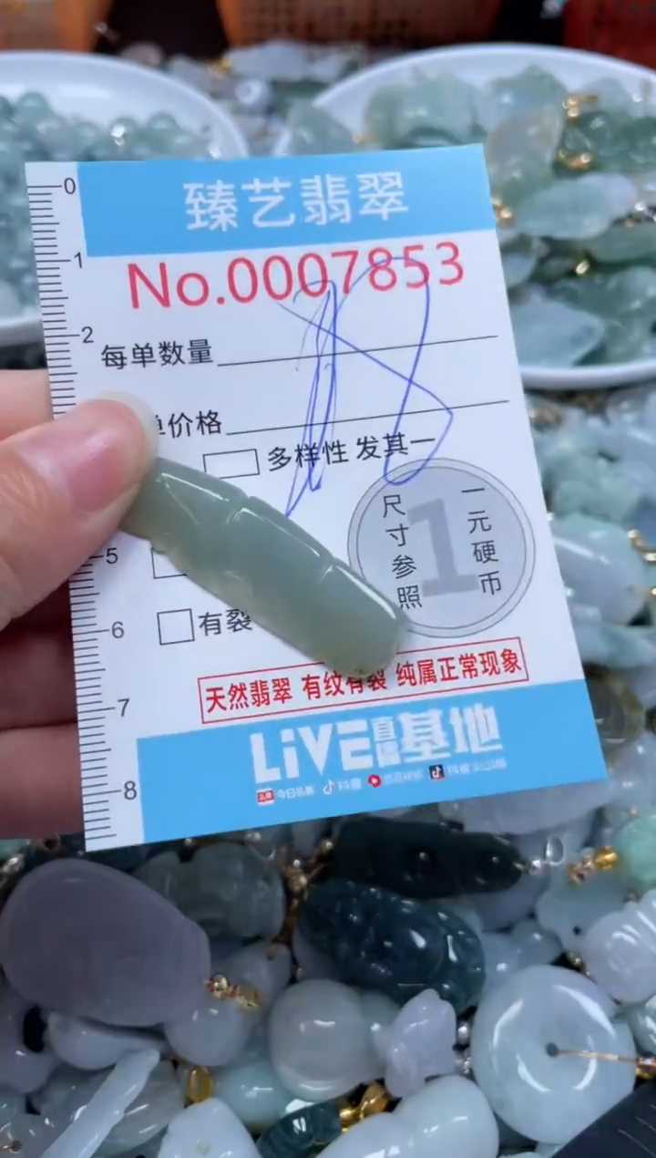 颈饰未镶嵌翡翠7853