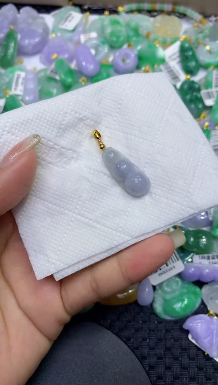 颈饰未镶嵌翡翠天然缅甸A货翡翠