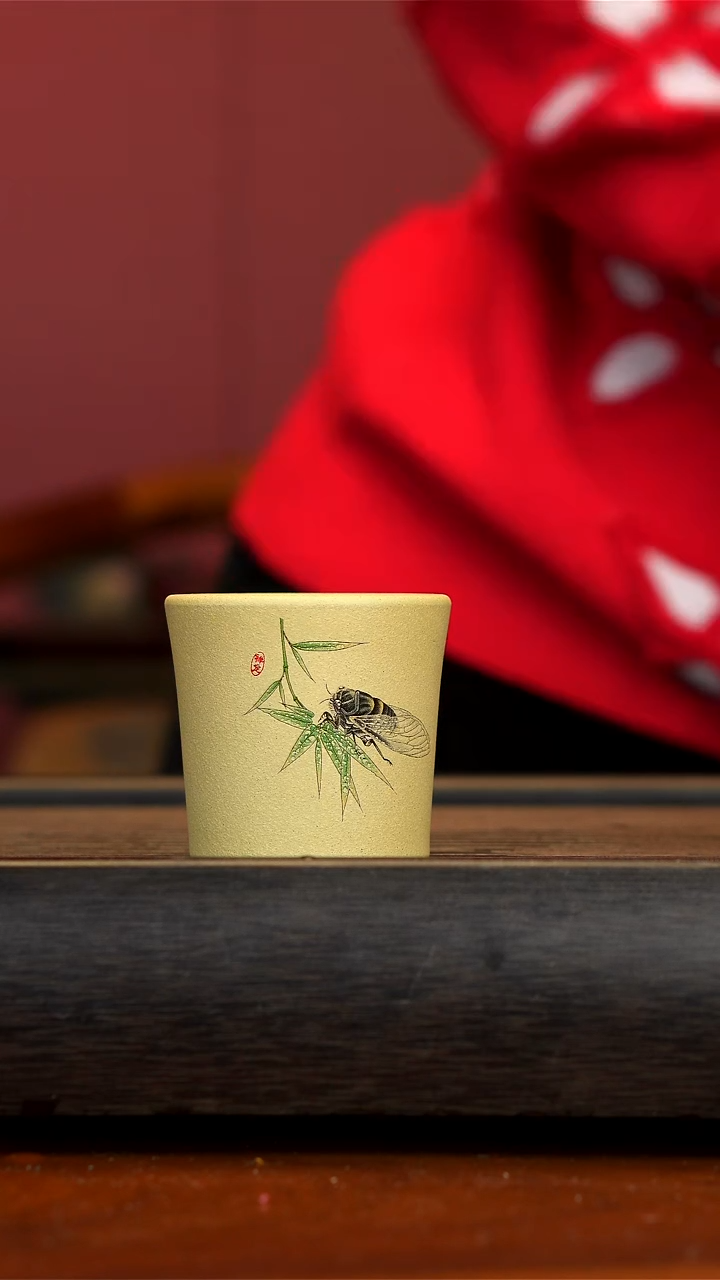 【闪购商品】紫砂茶壶本段泥知竹杯