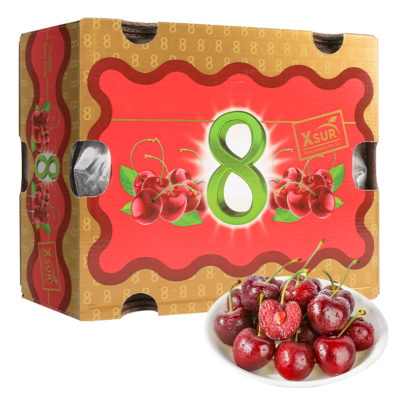 智利进口2J级车厘子箱装2.5kg±35g/箱智利