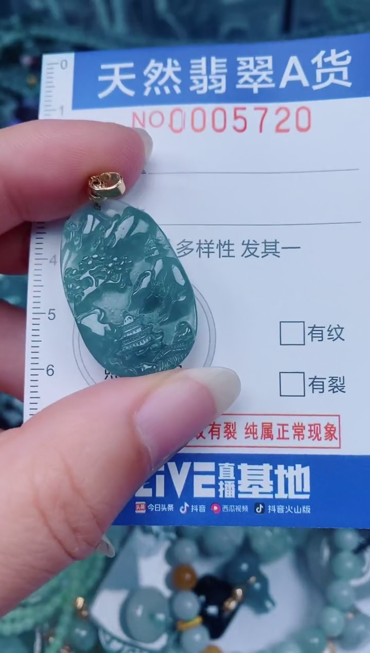 颈饰未镶嵌翡翠00005720