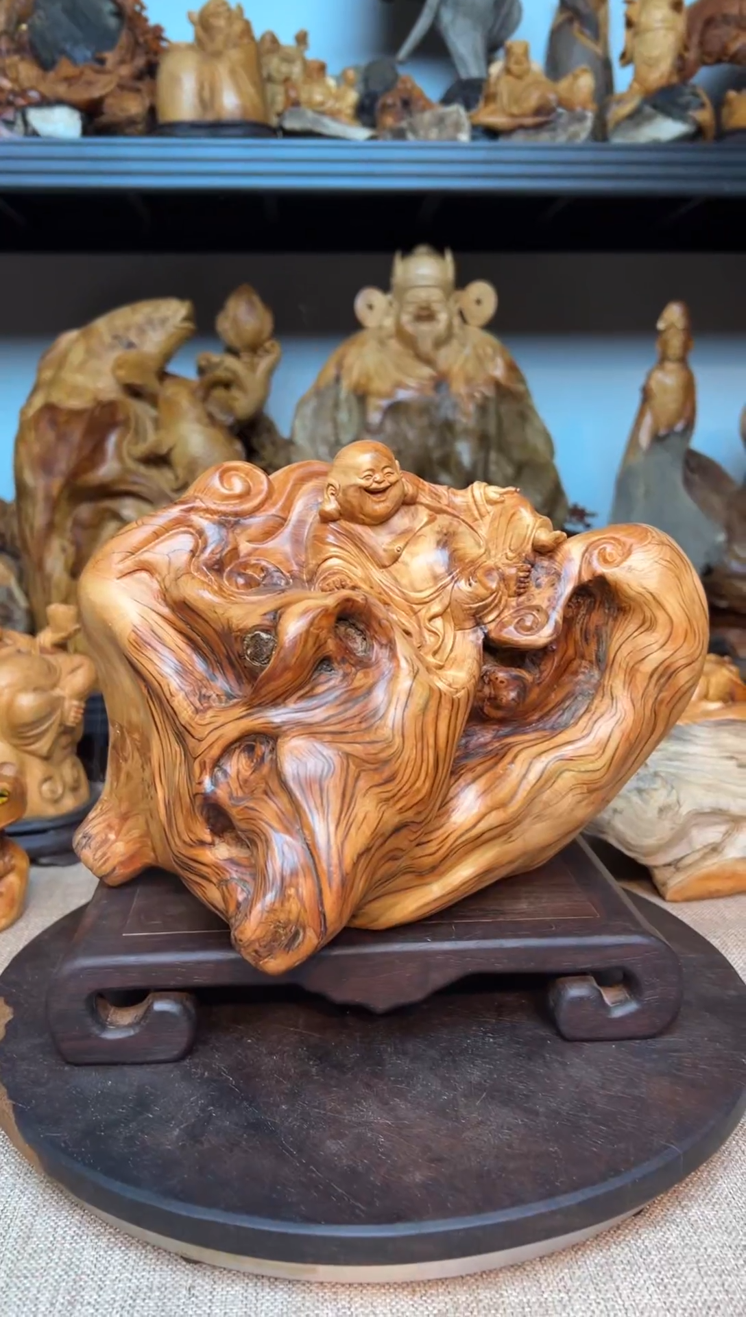 柏木（崖柏）崖柏雕刻件