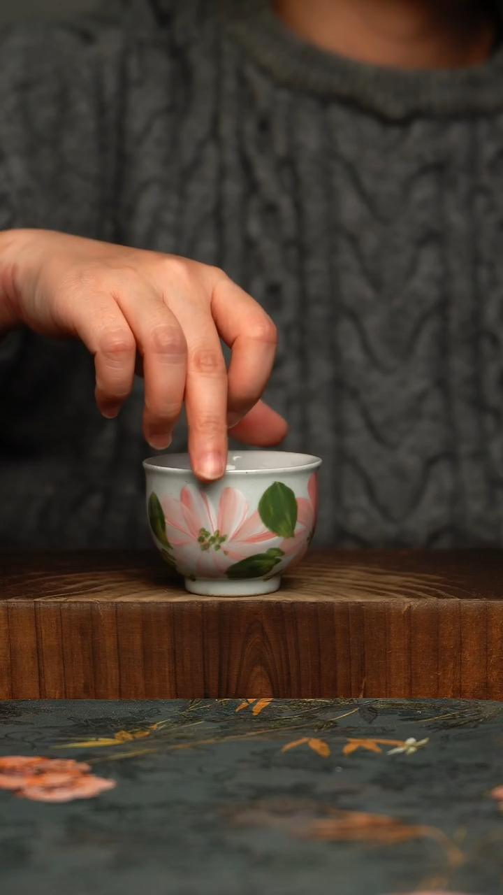 瓷片釉下彩手工手绘同款陶器