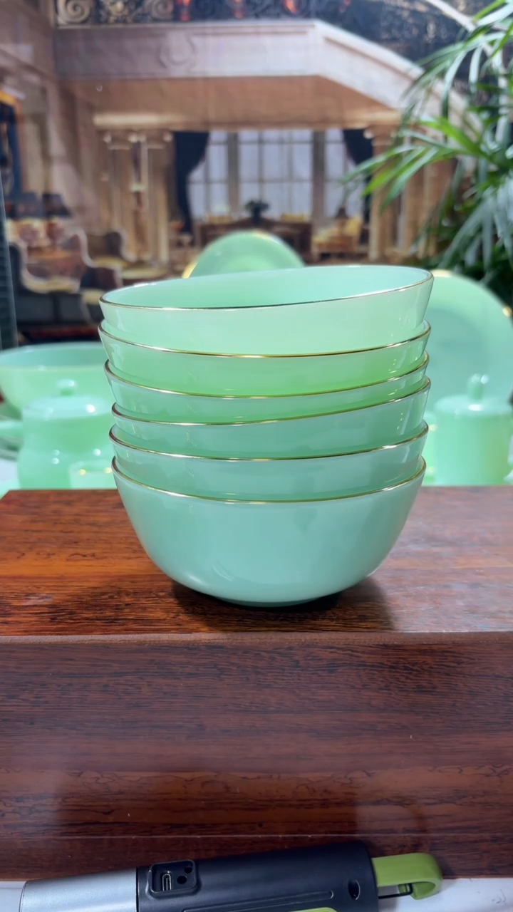 【闪购商品】...5.5英寸玉瓷碗6个口径13.8厘米 