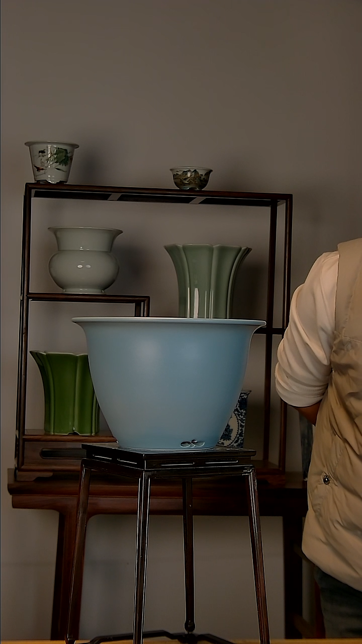 金****এ景德镇陶瓷手工花盆