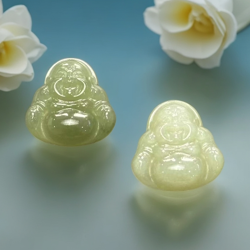 天然和田玉 青海料20佛公（多样性 拍一发一）0012