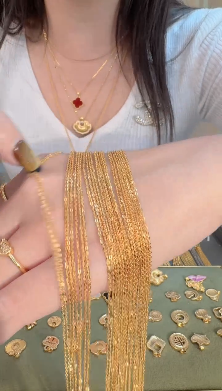 福利45cm固定闪o链1.08g（多样性发货）