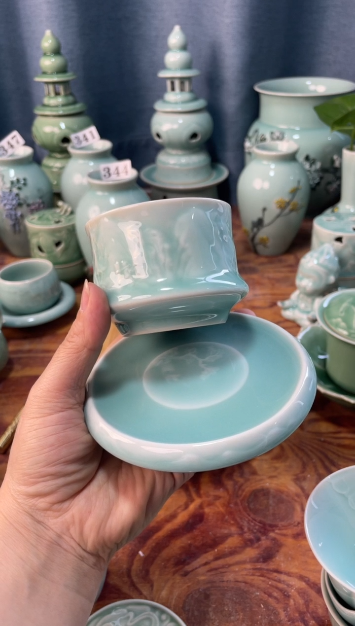 微瑕慧语瓷坊 龙泉慧仙青瓷大促