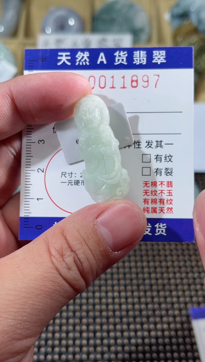 【闪购商品】翡翠颈饰未镶嵌天然缅甸A货翡翠（多样性发货）观音