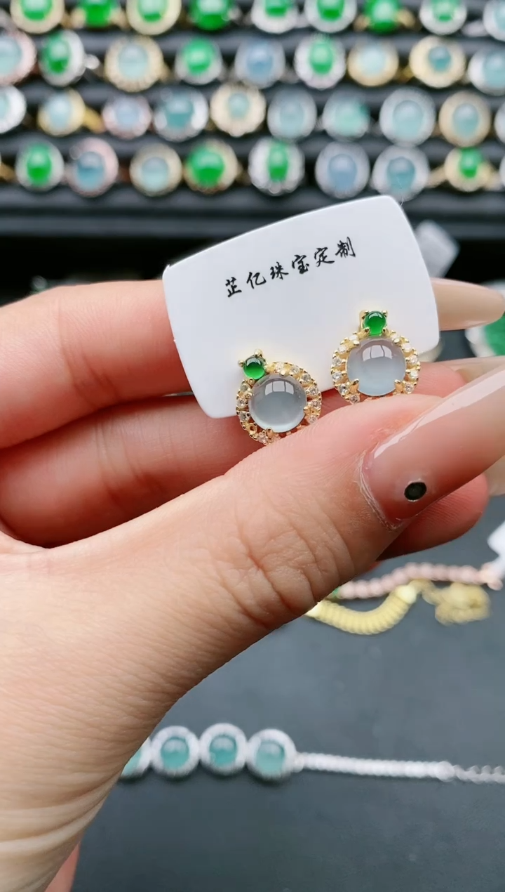 【闪购商品】翡翠戒指银S925镶嵌11111