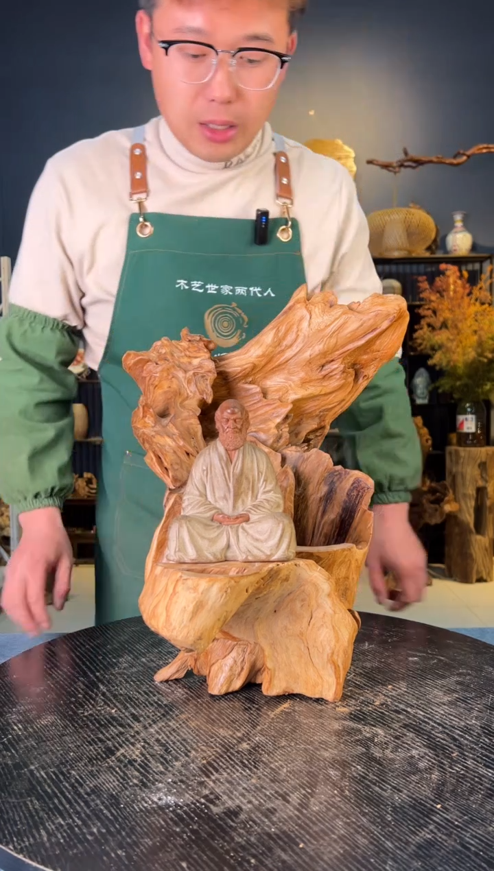 【闪购商品】木卢师傅根艺作品(不包含人物摆件）