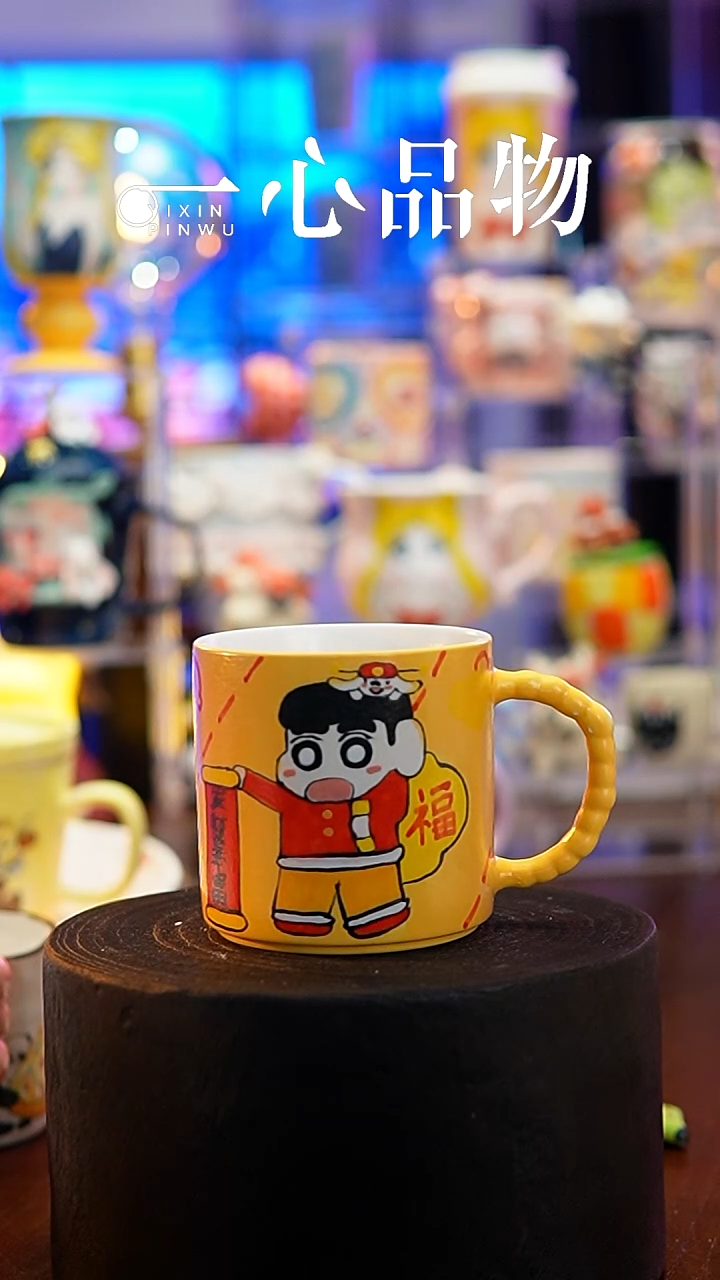 杯子瓷A267景德镇手工手绘杯子摆件