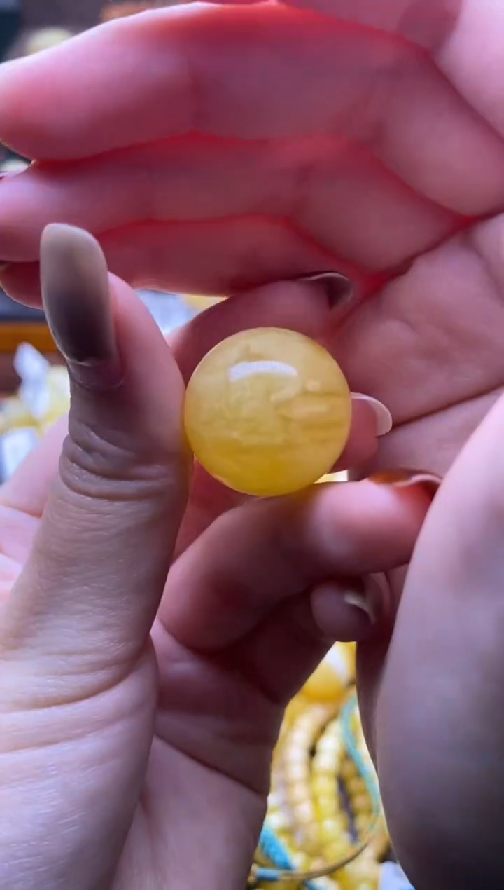 【闪购商品】琥珀裸石未镶嵌大小姐珠宝20