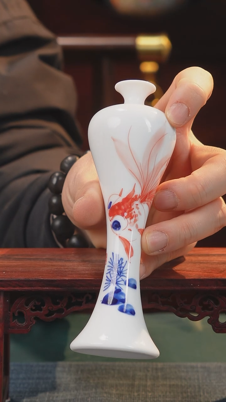 【闪购商品】摆件釉下彩纯手工纯手绘原创瓷器