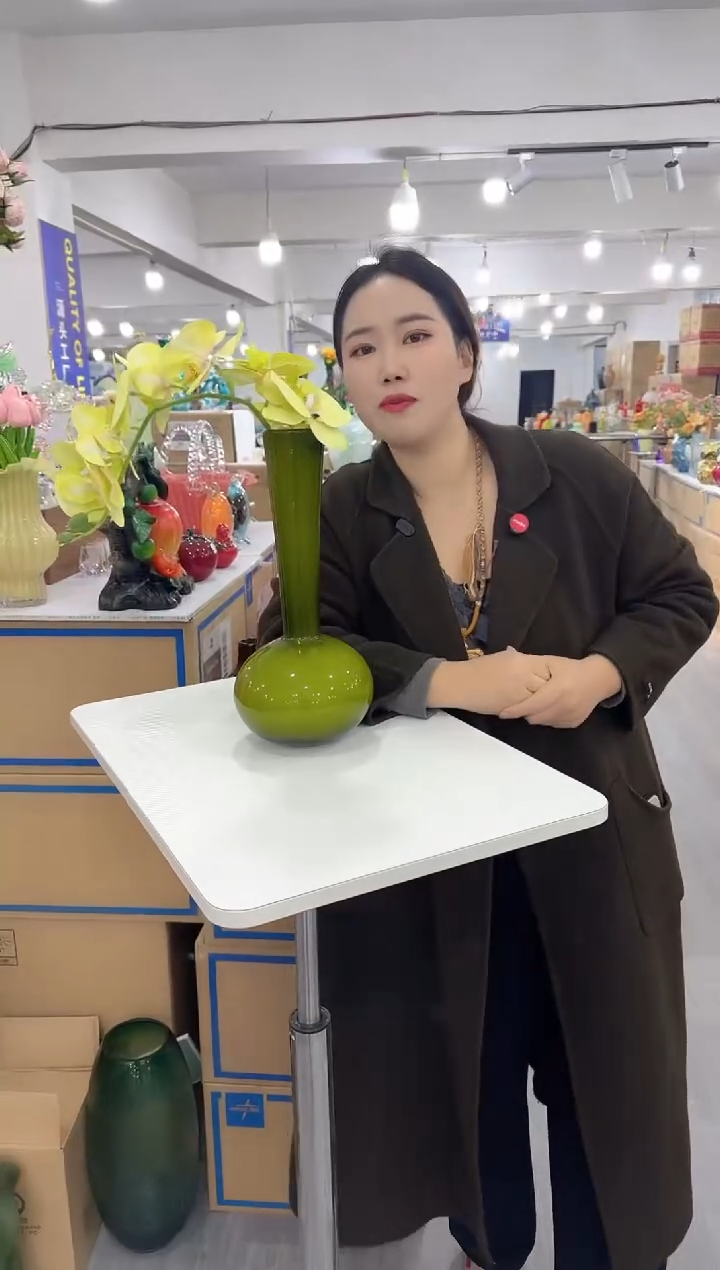 【闪购商品】无铅玻璃玖月花器Q-品18