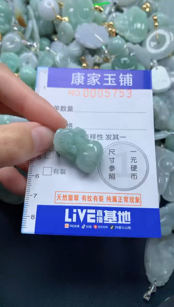 颈饰未镶嵌翡翠5753