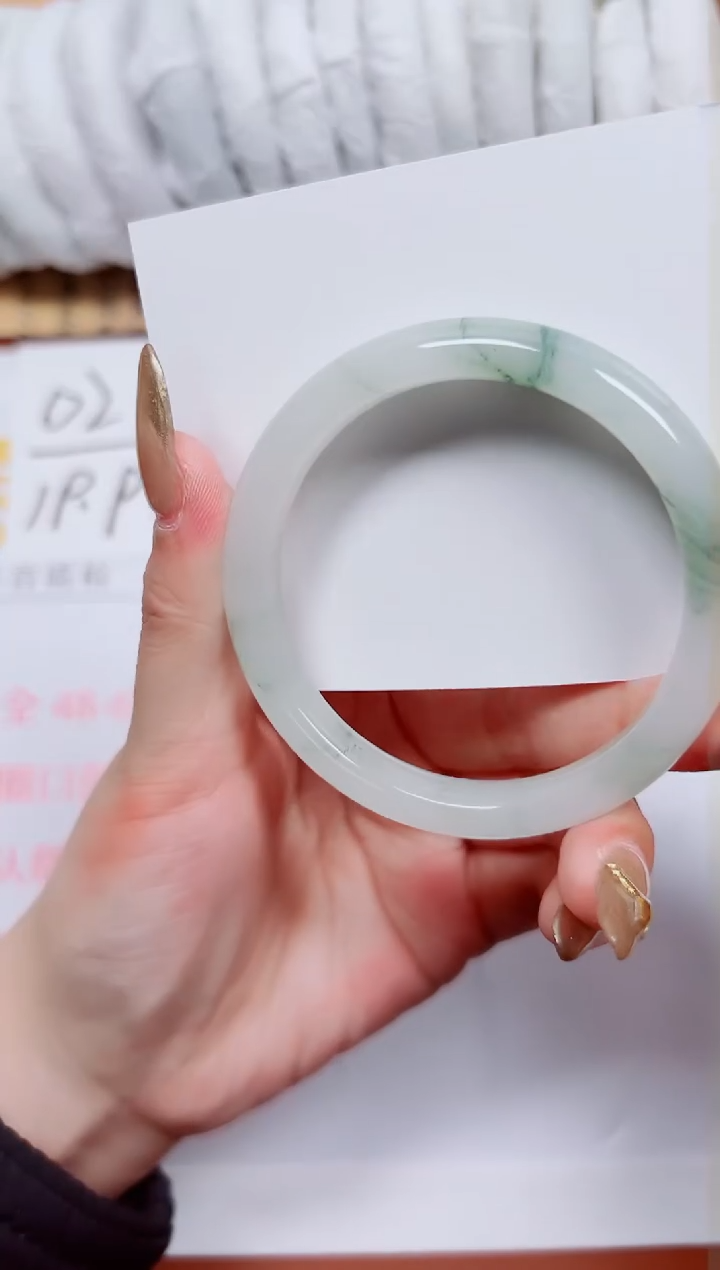 【闪购商品】石英质玉手镯未镶嵌K366-54.7