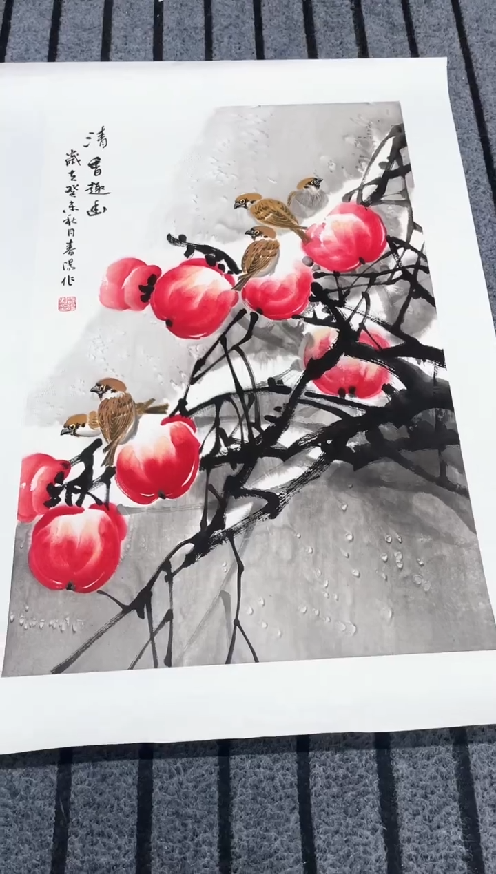 精品国画花鸟作品