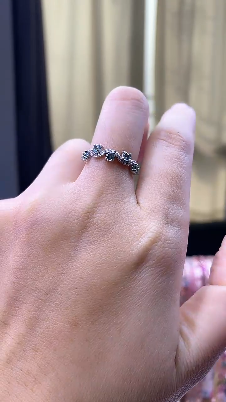 【闪购商品】碧玺戒指银S925镶嵌66666666666