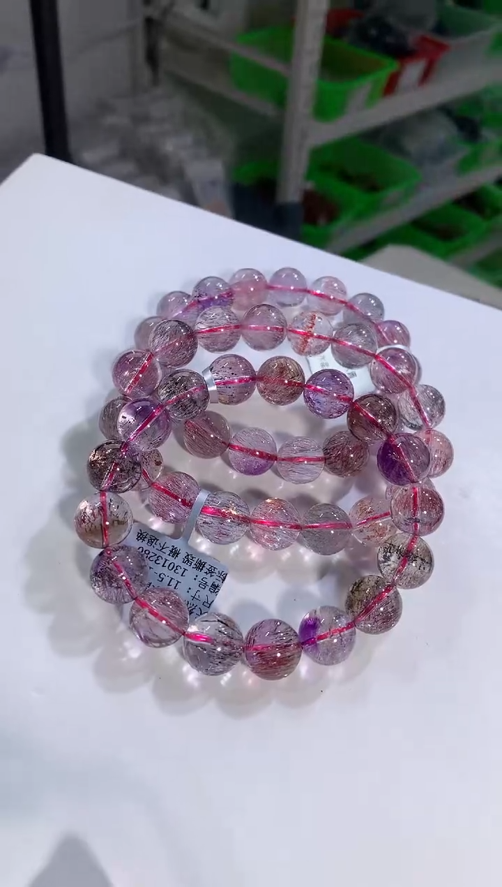 【闪购商品】水晶手链未镶嵌11.5-12mm仙女超七多样性发其一