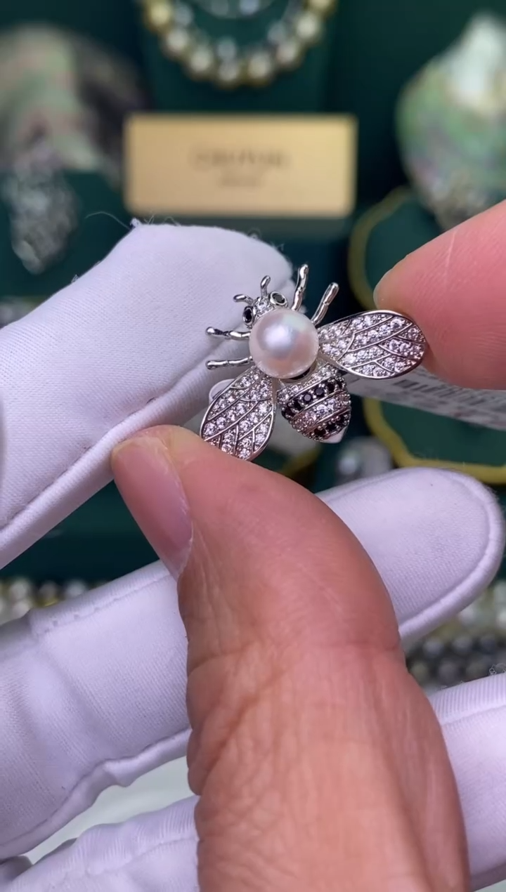 【闪购商品】海水珍珠胸饰未镶嵌7-8