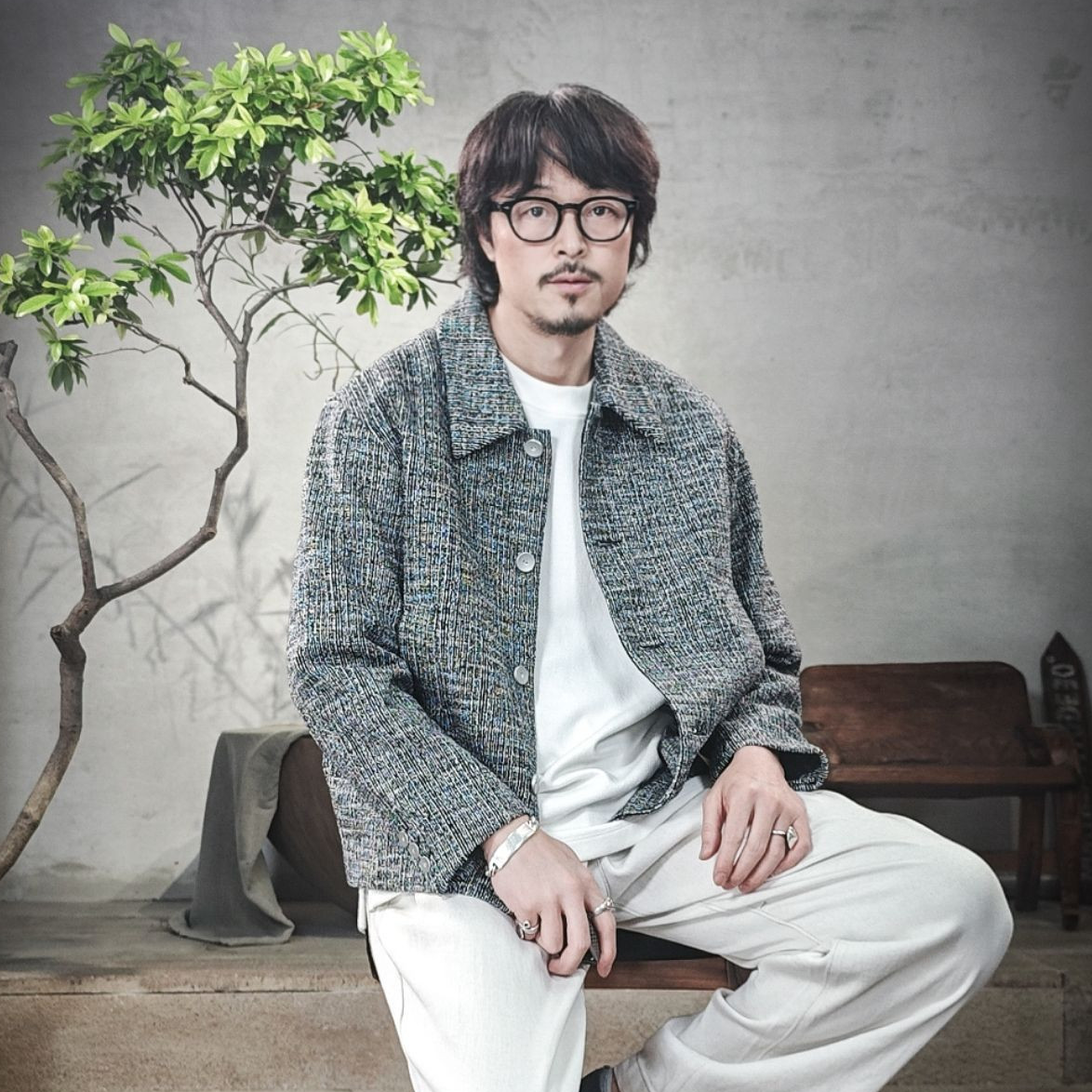 北纬三十度品牌男装秋冬羊毛短大衣小香风轻奢时尚简约短款外套