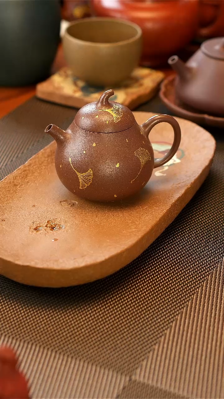 【闪购商品】紫砂茶壶天青小茄瓜
