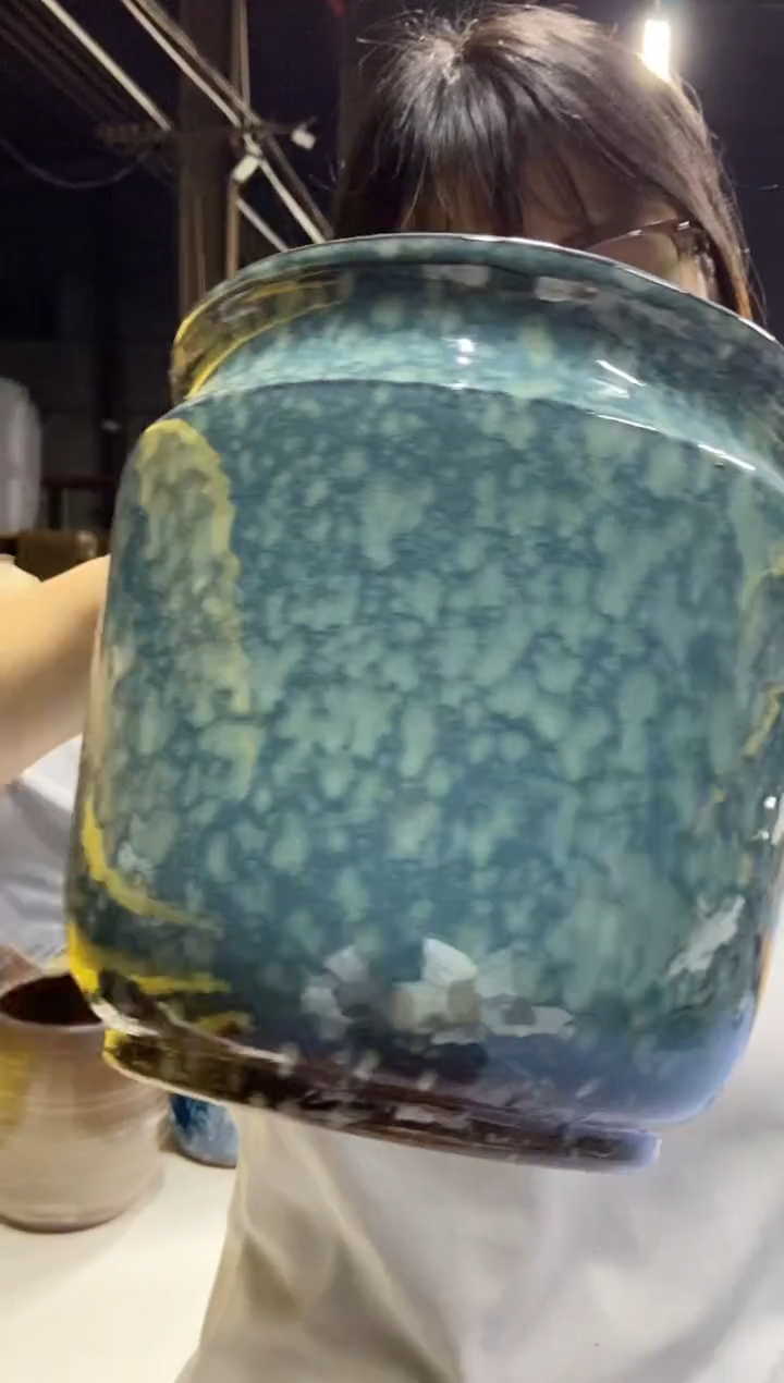 宜兴紫砂粗陶花盆20/20