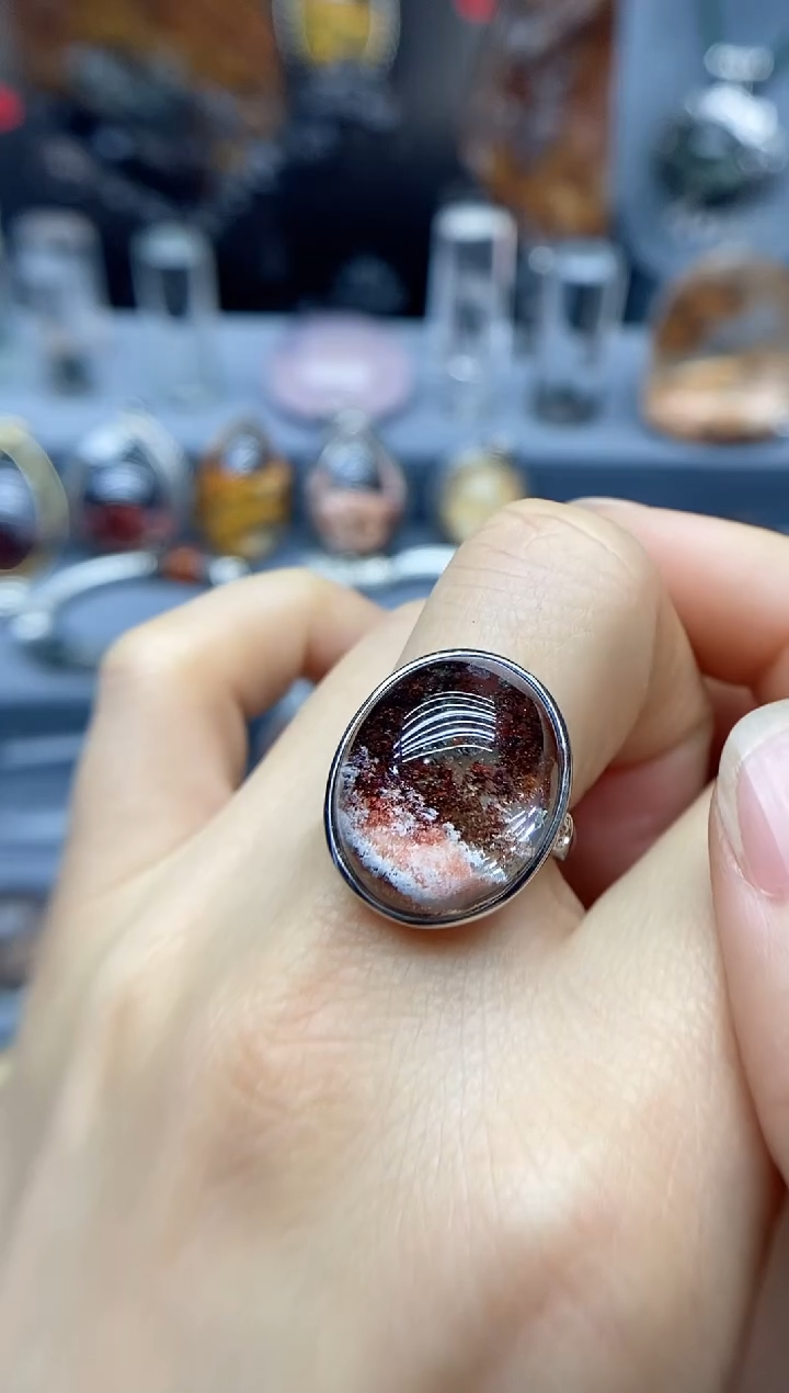 【闪购商品】水晶戒指银S925镶嵌水晶水晶