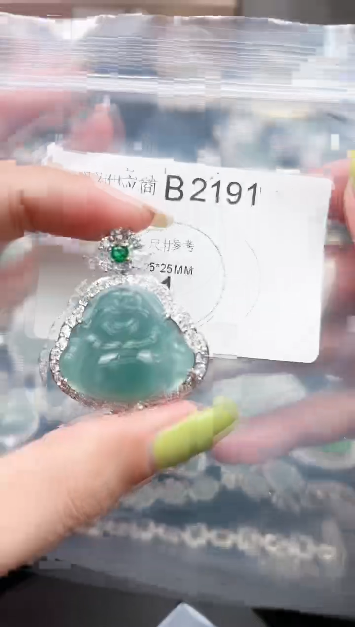 【闪购商品】翡翠颈饰未镶嵌2191赠皮绳