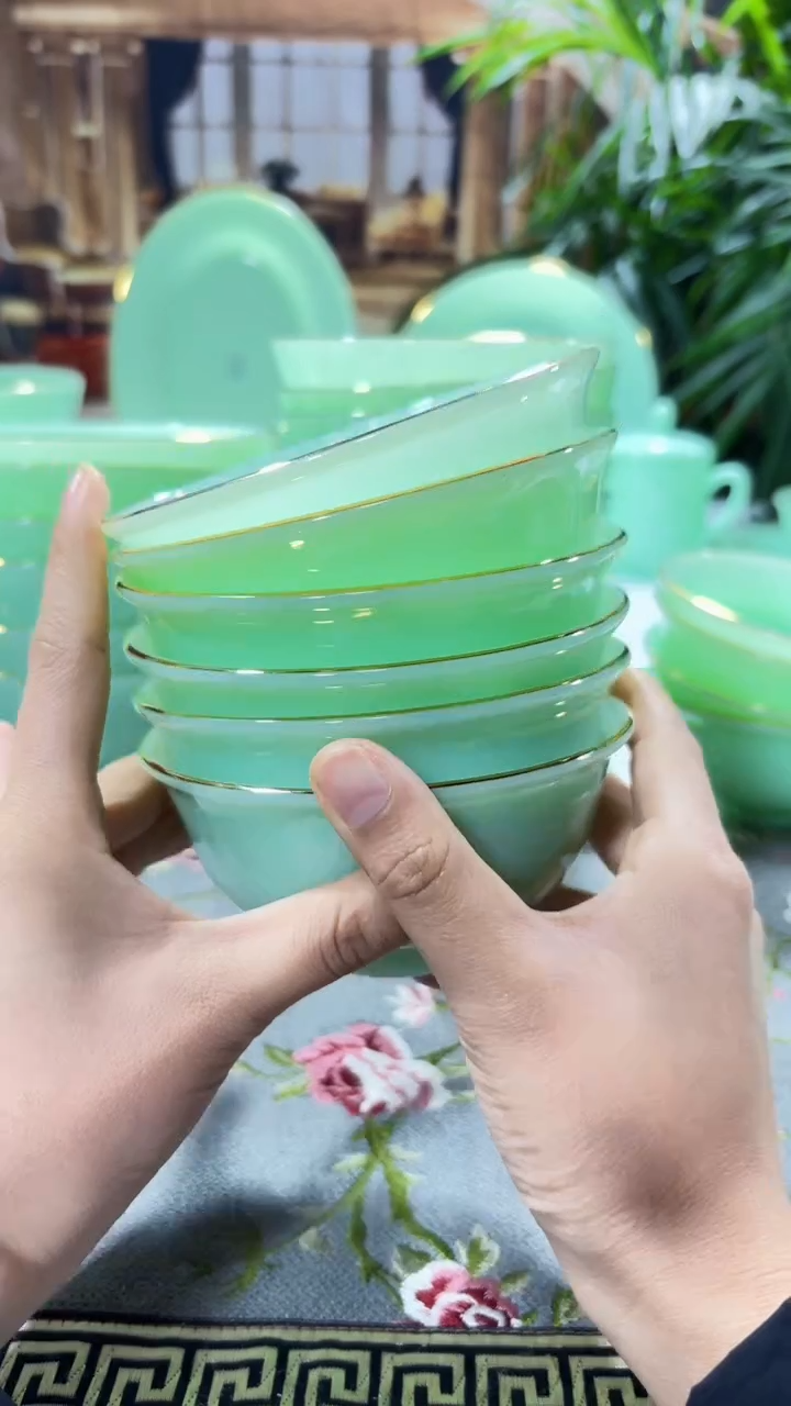 【闪购商品】... 4.5英寸玉瓷碗6个口径11.5厘米