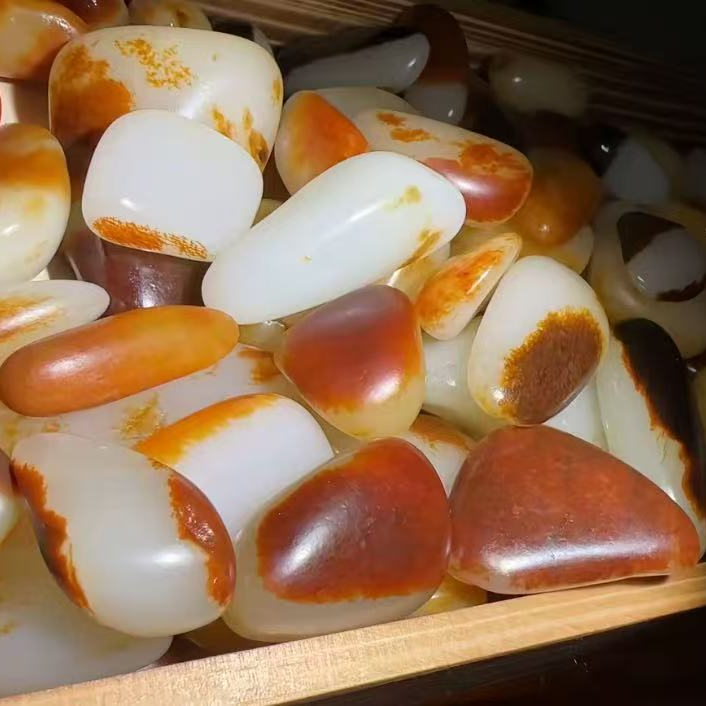 新疆原石手把件摆件盆景石