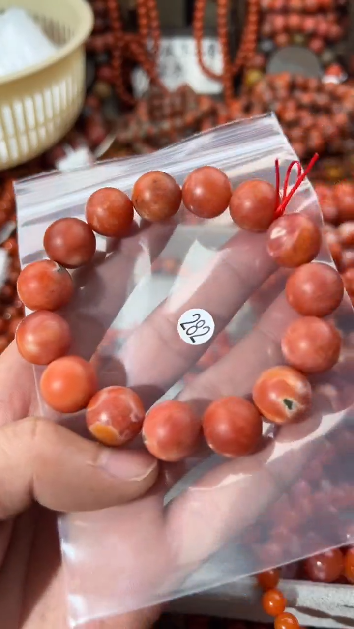 南红玛瑙未镶嵌手串14