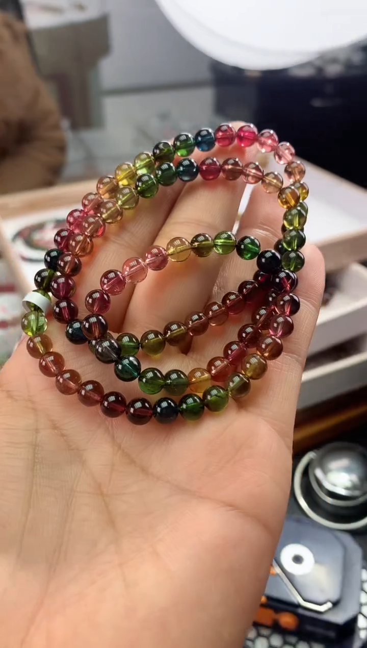 【闪购商品】碧玺手串未镶嵌 多样性发一条