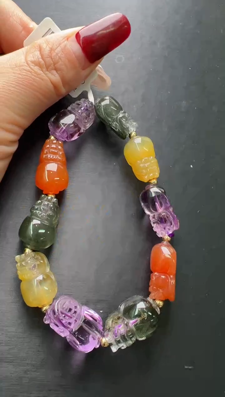 【闪购商品】水晶手串未镶嵌水晶貔貅手串 JP37655