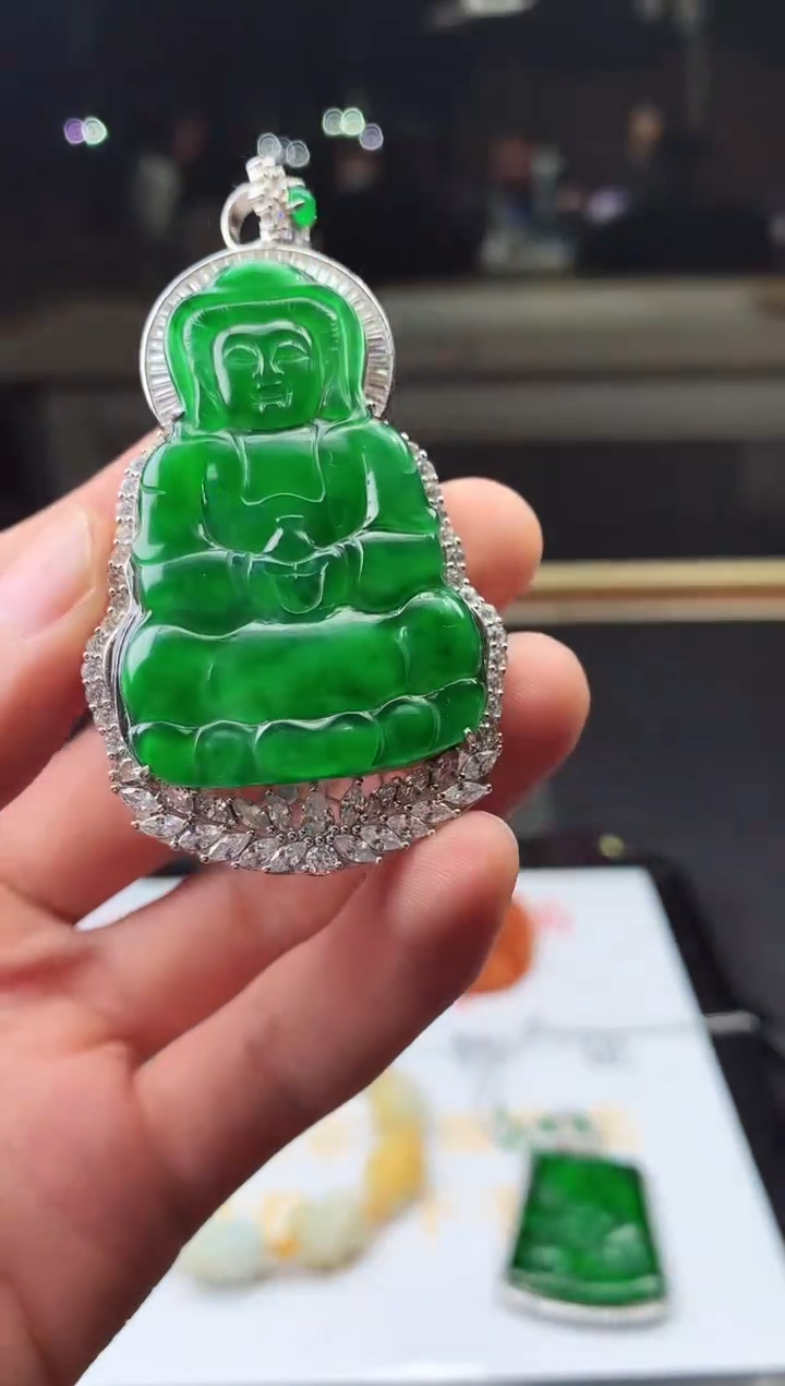 未镶嵌定制翡翠天然A货翡翠拍一发一