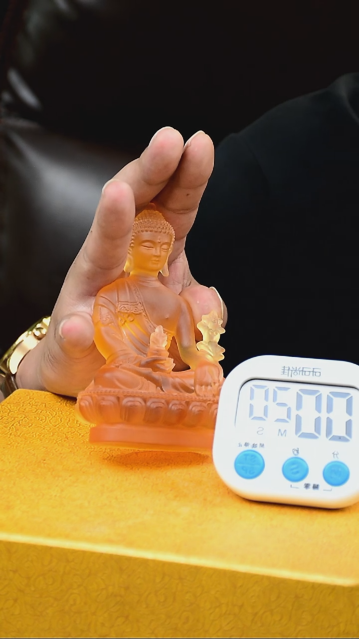 手工艺品琉璃一***造古法琉璃 13药师佛摆件