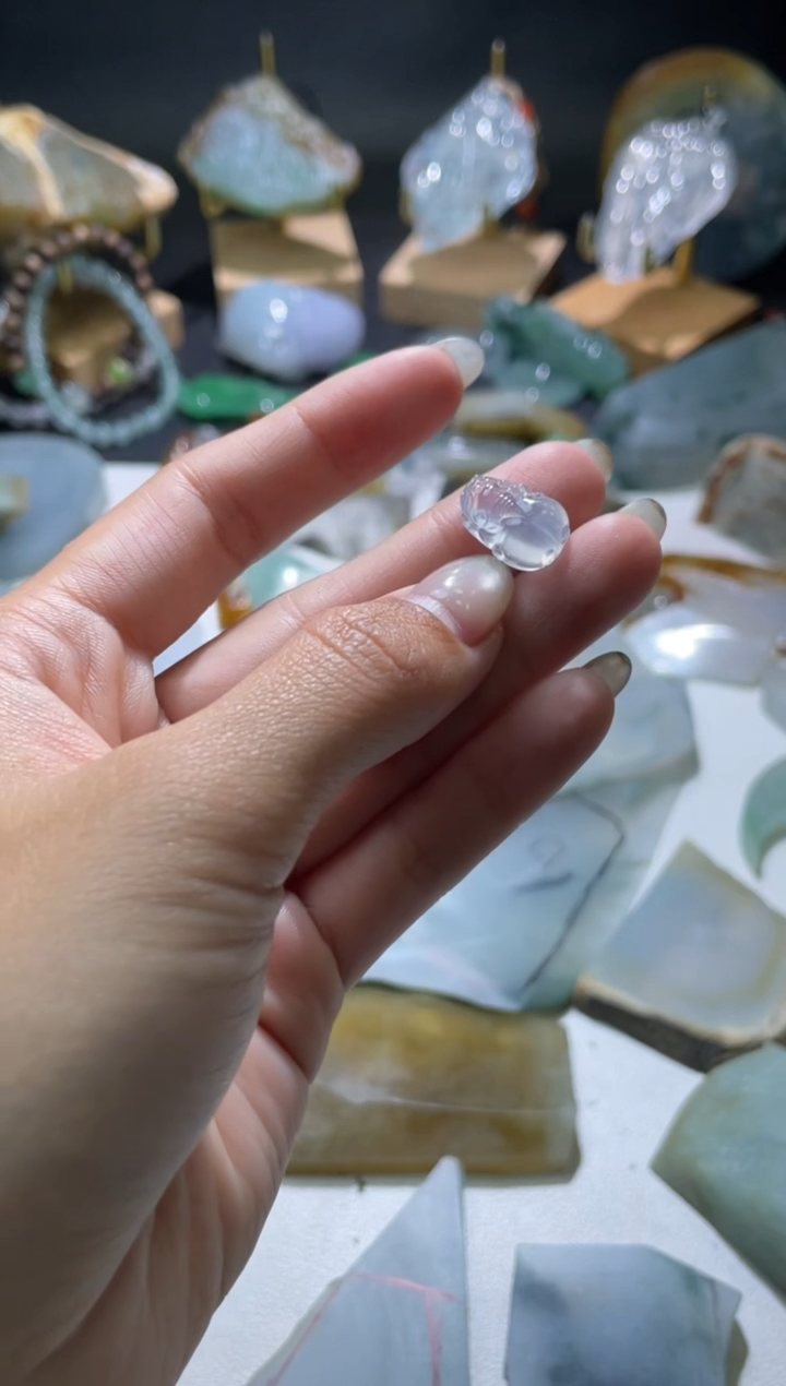 未镶嵌定制翡翠金蟾