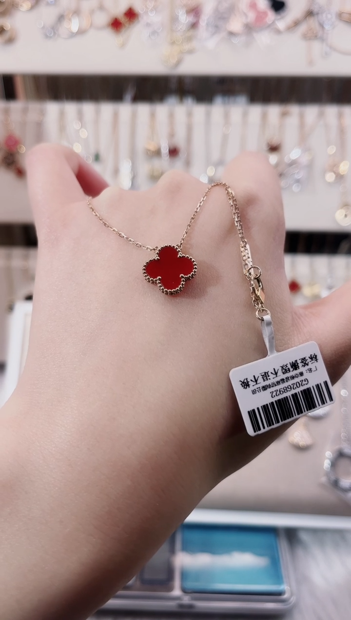 【闪购商品】玛瑙项链18K金镶嵌18K金镶嵌 K玫