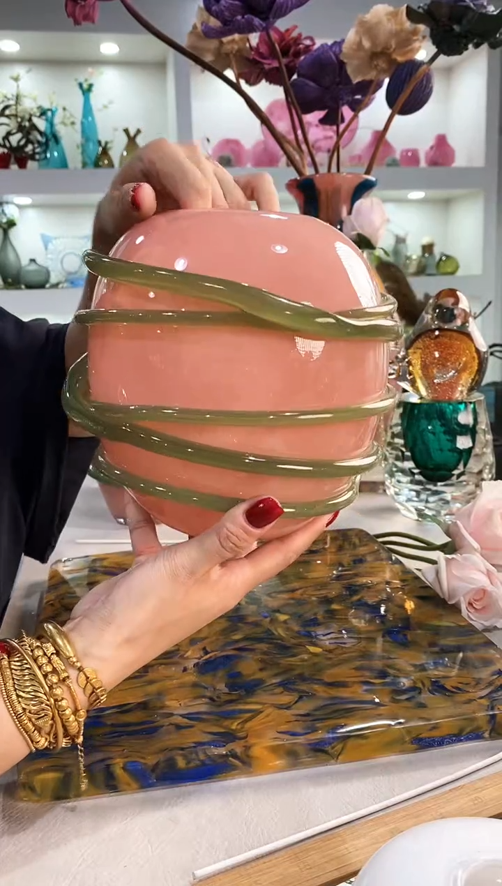 慕忆家手作琉璃花瓶