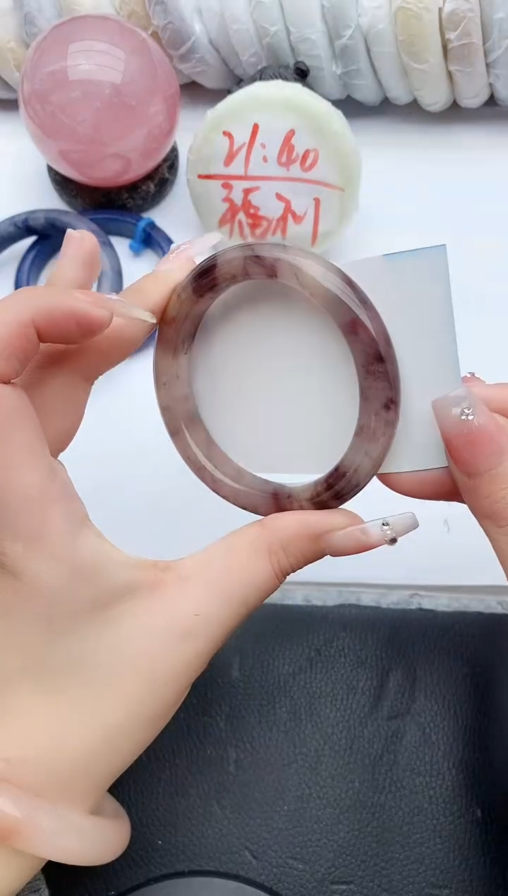 【闪购商品】石英质玉手镯未镶嵌133+55/56