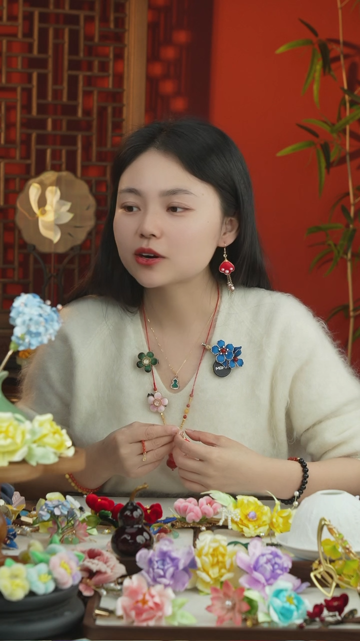 刺绣闪购纯手工非遗国风饰品