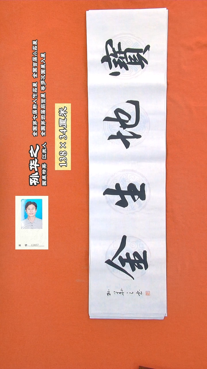 书法260R孙华之书法作品