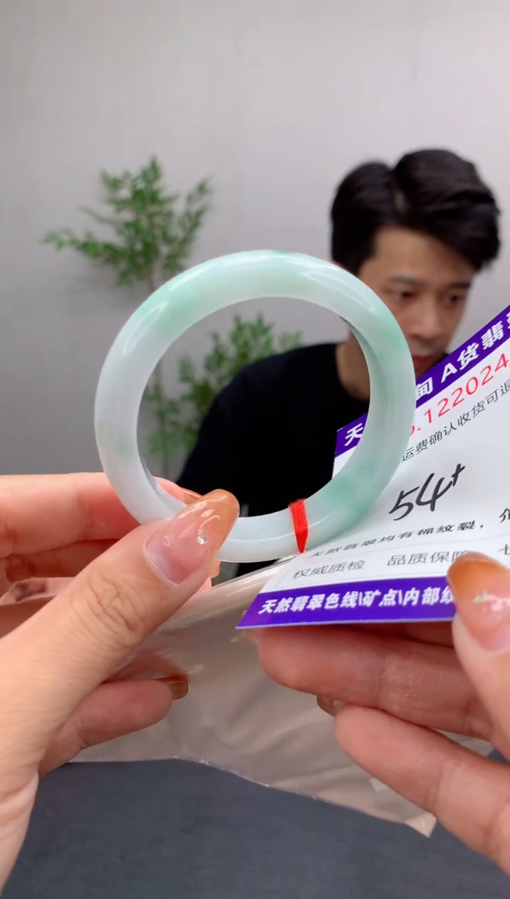未镶嵌手镯翡翠有纹，完美者勿拍