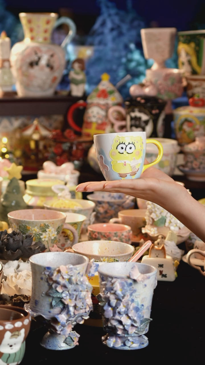 其他陶景德镇釉下彩手绘设计师款陶瓷